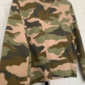 Madewell Camo sweatshirt- XS